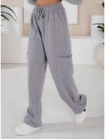 Dámske tepláky CHARM light grey FashionStreet AY0958