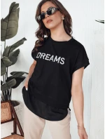 Dámske tričko DREAMY black FashionStreet RY2523