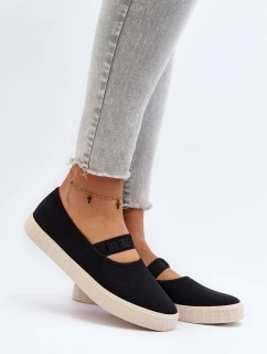 Dámske slip-on tenisky Big Star LL274200 Black