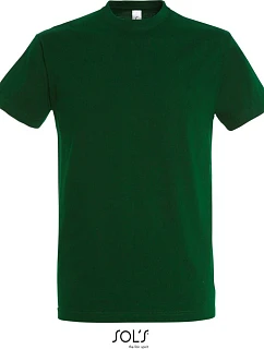 Tričko SOL'S Imperial z hrubej bavlny 25.1500, farba bottle green