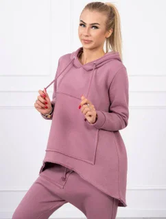 Súprava nohavíc Baggy tmavo ružová