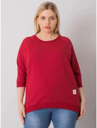 Bavlnená plus size mikina 6872 - FPrice