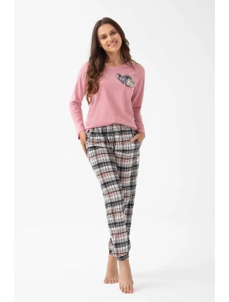 Dámske pyžamo Luna 322 long/r M-2XL Z25/26 Dámske pyžamo Luna 322 long/r M-2XL Z25/26