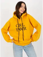 Dámska mikina EM BL 651 2.14X tmavo žltá - FPrice