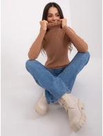 Jumper PM SW 1087.09 svetlohnedý