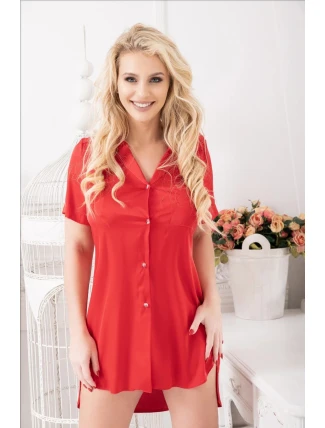 Dámska nočná košeľa Kleba / 198296 Red - Kalimo