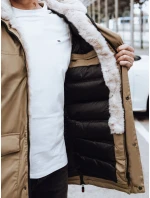 FashionStreet pánska tmavobéžová zimná bunda TX4593