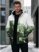 Pánska zimná lyžiarska bunda zelená FashionStreet TX5126