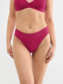 Nohavičky sloggi GO Crush High leg C3P čierno-bordó-zelené Multi – SLOGGI