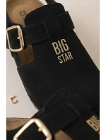 Dámske sandále z prírodného semišu Big Star TT274544 Black Dámske sandále z prírodného semišu Big Star TT274544 Black