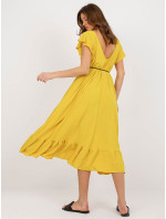 MI SK 59101 šaty.31 tmavo žltá