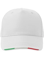 Atlantis Headwear Recy Five Italia 5-panelová čiapka 33.0281 biela Atlantis Headwear Recy Five Italia 5-panelová čiapka 33.0281 biela