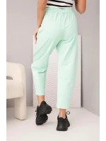 Nohavice s vreckami Summer Punto mint