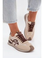 Sneakersy Dámské sportovní béžovo-hnědé Tarlisse