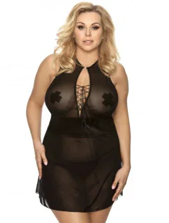 Sexy košieľka Stefi chemise + tangá ZADARMO! - Anais