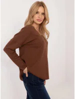 Blúzka DHJ BZ 19238.26 hnedá - FPrice