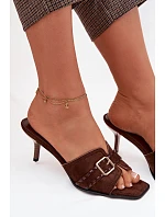 Dámske sandále 9764 brown - Sweet Shoes