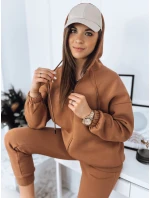 Dámsky teplákový komplet AMILIA PREMIUM mocha FashionStreet AY0736 Dámsky teplákový komplet AMILIA PREMIUM mocha FashionStreet AY0736