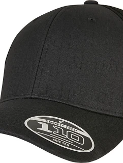 Flexfit 110RM 6-panelová truckerová čiapka „Ripstop“ 55.10RM čierna