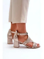 Dámske sandále 06459-25 gold - Sweet Shoes Dámske sandále 06459-25 gold - Sweet Shoes