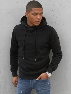 Pánska mikina s kapucňou čierna FashionStreet BX5429