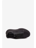 Sneakersy Damskie Na Platformie Big Star SS274244 Czarne