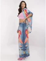 Nohavice DHJ SP 19183 6.79 modrá