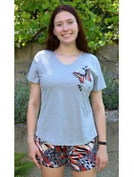 Dámske pyžamo šortky Motýle