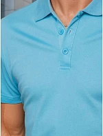 Modrá pánska polokošeľa FashionStreet PX0552
