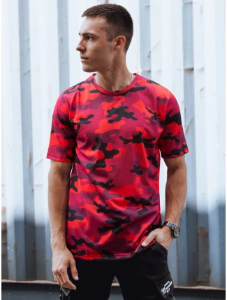 FashionStreet červené moro pánske tričko RX5591