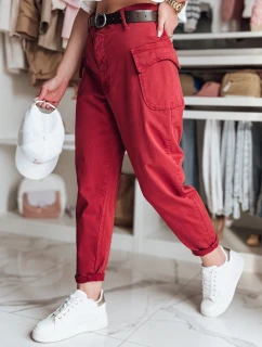 Dámske bordové nohavice GOTRENDI FashionStreet UY2526