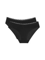 Dámske nohavičky Feel Of Cotton Tai 2P - BLACK - black 0004 - TRIUMPH