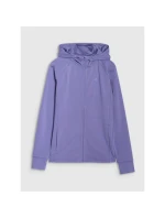 Dámska tréningová mikina s kapucňou regular rýchloschnúca 4F 4FRSS25TFSWF467-32S