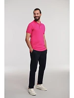 Russell Athletic 566M Pánske elastické polo tričko z piké 10.566M classic red Russell Athletic 566M Pánske elastické polo tričko z piké 10.566M classic red