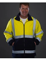 Yoko HVK 08 Hi-Vis fleecová bunda 79.VK08 hi vis oranžová/námornícka modrá Yoko HVK 08 Hi-Vis fleecová bunda 79.VK08 hi vis oranžová/námornícka modrá
