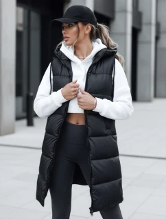 Dámska prešívaná vesta FAR AWAY black FashionStreet TY3748