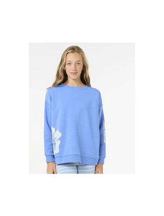 Mikina RIP CURL ŹBliss Crew-Girl, modrá Mikina RIP CURL ŹBliss Crew-Girl, modrá