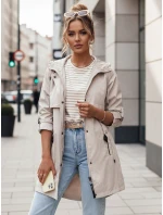 Dámska prechodná bunda parka MEROY sivá FashionStreet TY4287