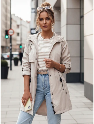 Dámska prechodná bunda parka MEROY sivá FashionStreet TY4287