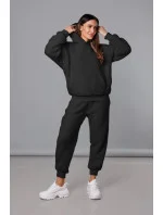 Teplý čierny teplákový dámsky komplet (YP-1104) Teplý čierny teplákový dámsky komplet (YP-1104)