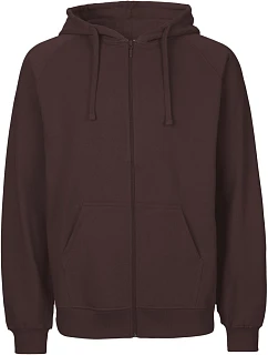 Neutral O 63301 Pánska mikina s kapucňou z bio bavlny 77.6331 hnedá