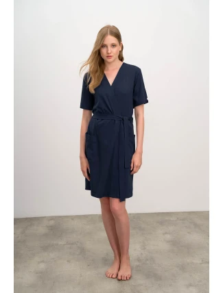 Vamp - Jednofarebný dámsky župan 16221 - Vamp