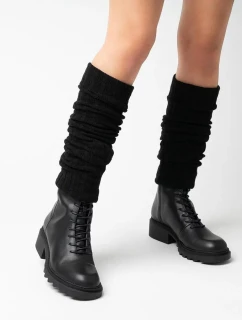 Dámske vlnené návleky na ruky art.068 Black - Steven