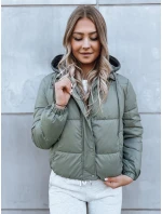 Dámska prešívaná bunda KHALEESI zelená FashionStreet TY3876 Dámska prešívaná bunda KHALEESI zelená FashionStreet TY3876