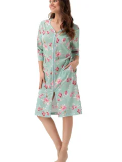 Dámsky župan 392 zelený - Luna