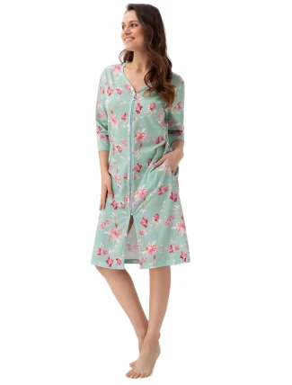 Dámsky župan 392 zelený - Luna Dámsky župan 392 zelený - Luna