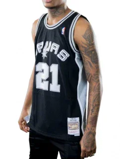 Mitchell & Ness NBA Swingman San Antonio Spurs Tim Duncan dres SMJYGS18208-SASBLCK98TDU pánske