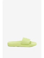 Damskie Klapki 4FMM00FFLIF045-45S Limonkowe