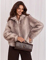 Bunda MBM KR 24 35.98P tmavo béžová Bunda MBM KR 24 35.98P tmavo béžová
