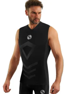 Termo tielko CL38 čierne - Sesto Senso